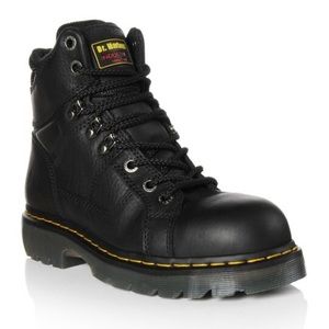 DOC MARTINS Black Ironbridge Steel Toe WORK BOOT